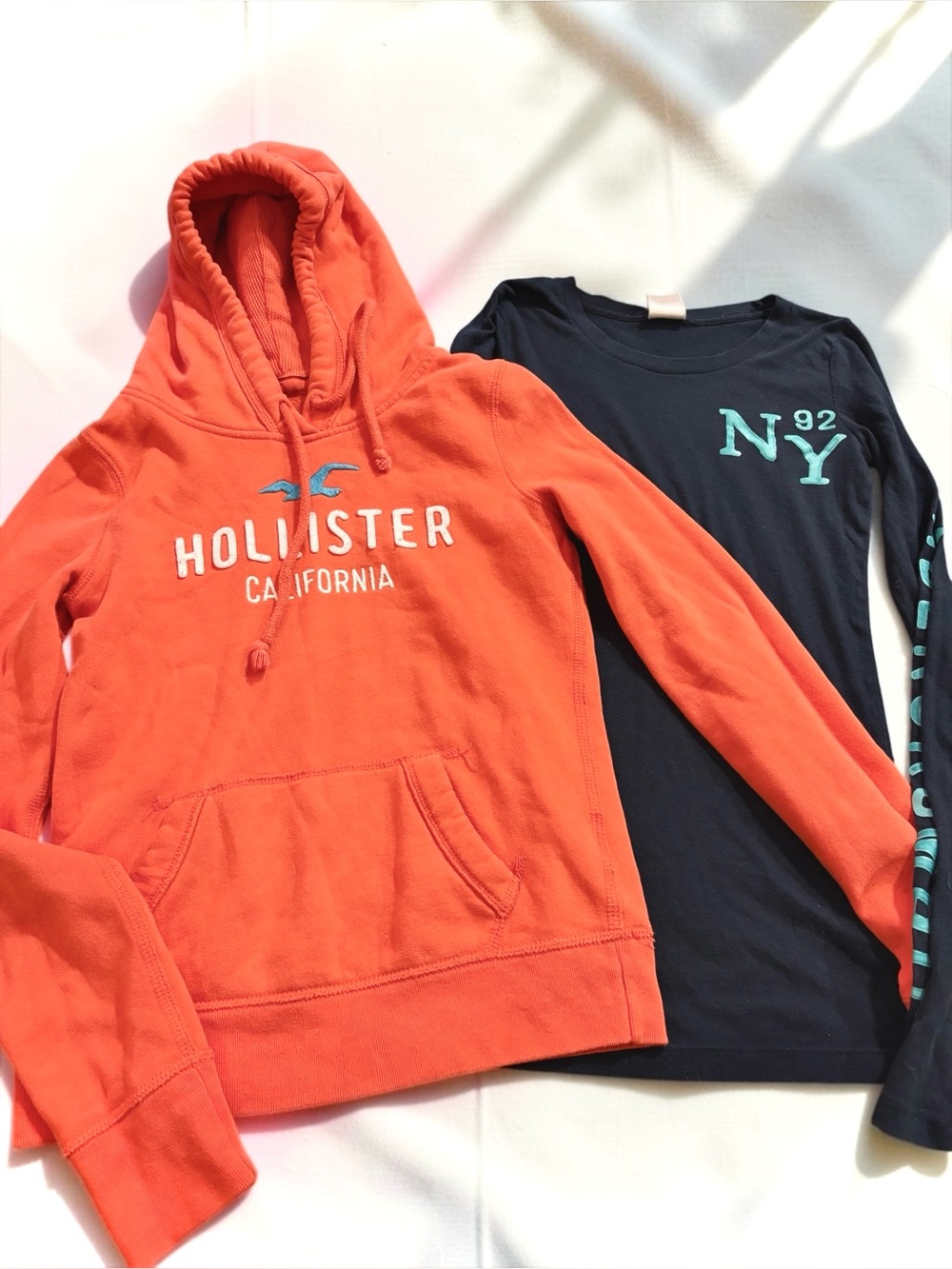 Y2K Hollister + Abercrombie & Fitch Bundle Hoodie Long Sleeve Tee Mallcore XS